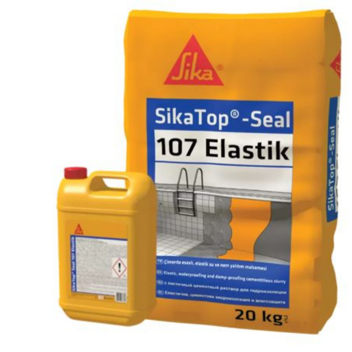 Sika Top® SEAL-107 Elastik Su Yalıtım Malzemesi 20+10=30 kg