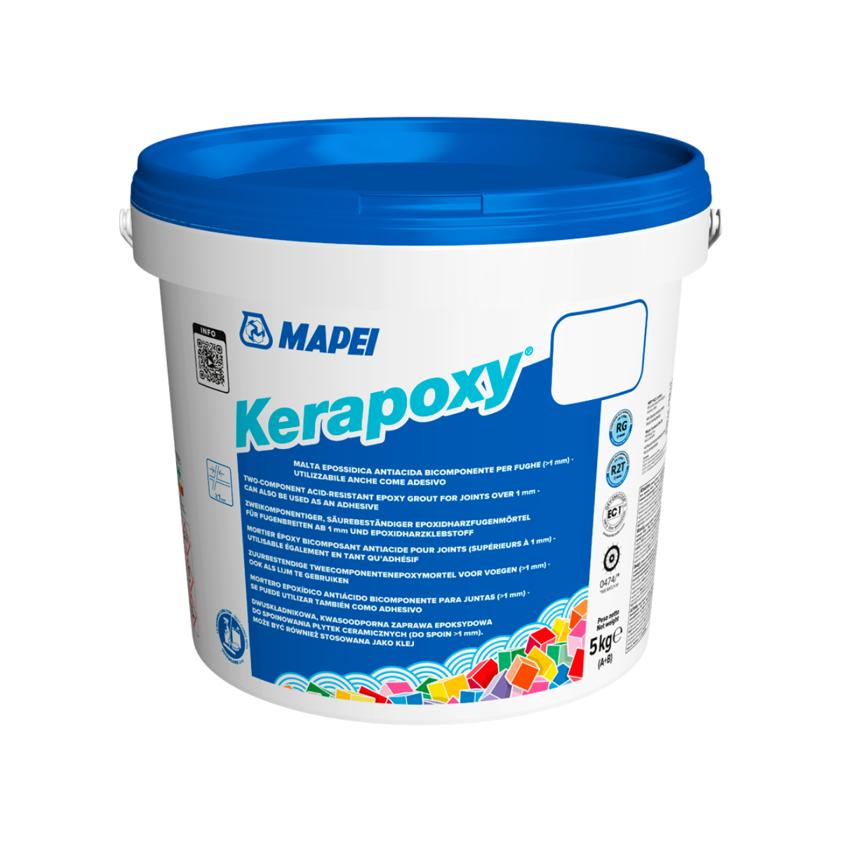 Mapei Kerapoxy 5 Kg Bej (Yüksek Performanslı Epoksi Yapıştırıcı)