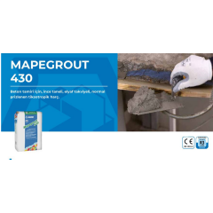 Mapei Mapegrout 430 Gri 25 Kg (Tamir Harcı)