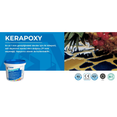 Mapei Kerapoxy 5 Kg Bej (Yüksek Performanslı Epoksi Yapıştırıcı)