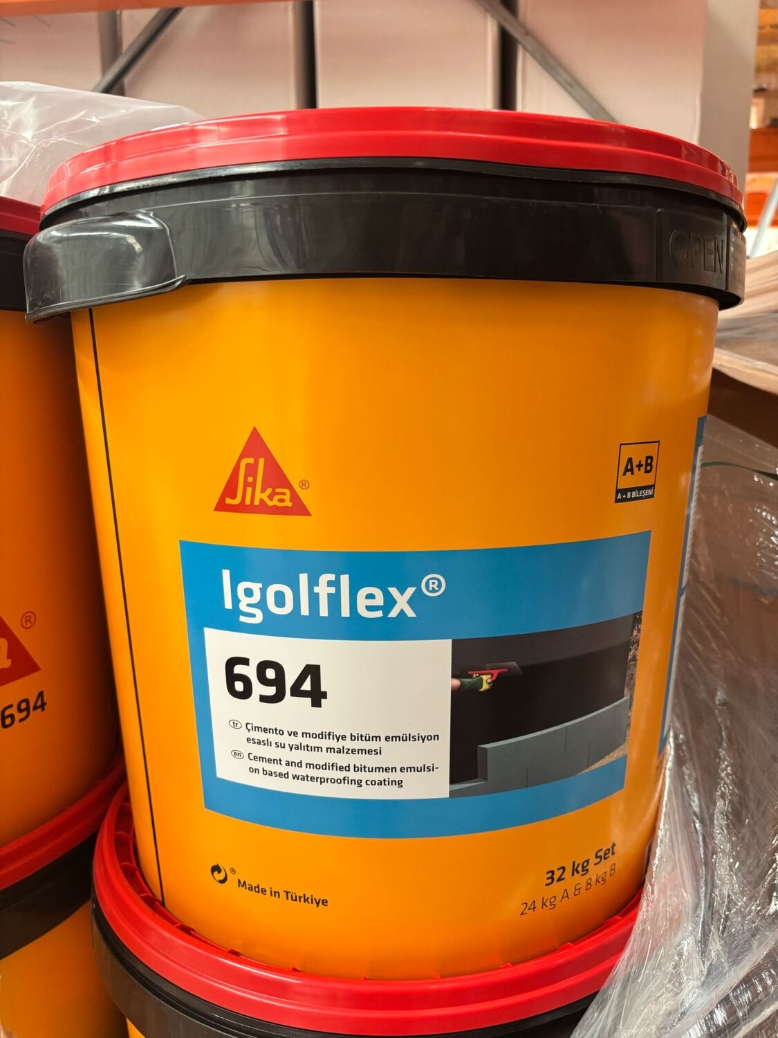 Sika IGOLFLEX-694 32KG Set Bitüm Kauçuk