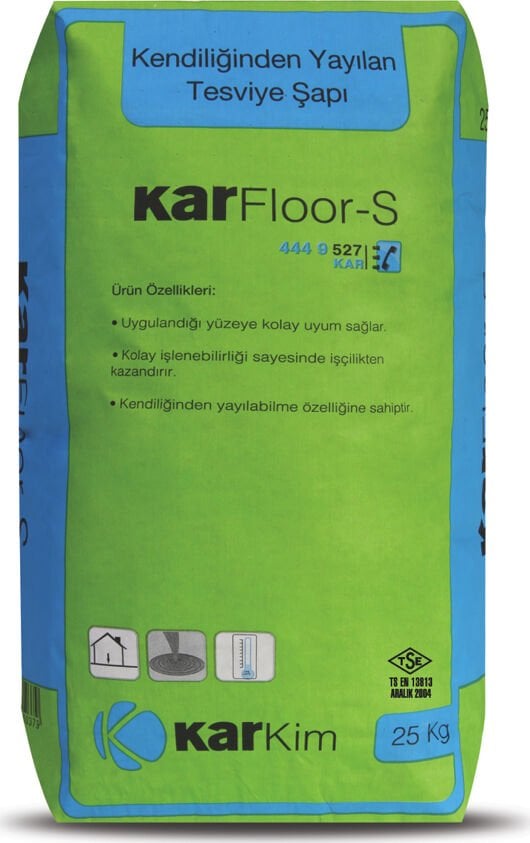 Karkim Karfloor  S Hazır Şap 25 Kg