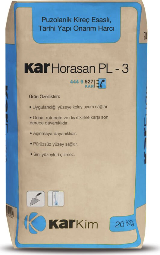 Karkim Karhorasan Pl3 Horasan Harcı 20 Kg