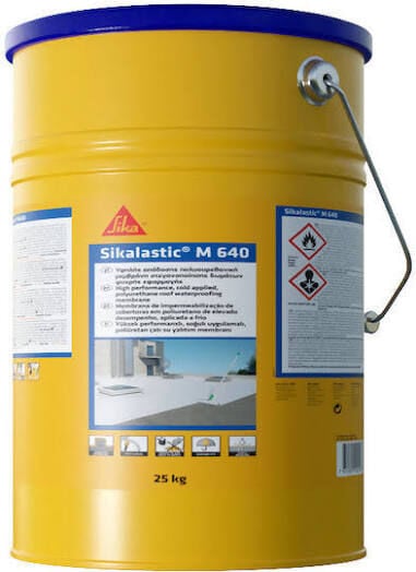 Sikalastic M 640 25 Kg Uygun maliyetli,tek bileşenli, likit uygulamalı, poliüretan esaslı, su yalıtım membranı